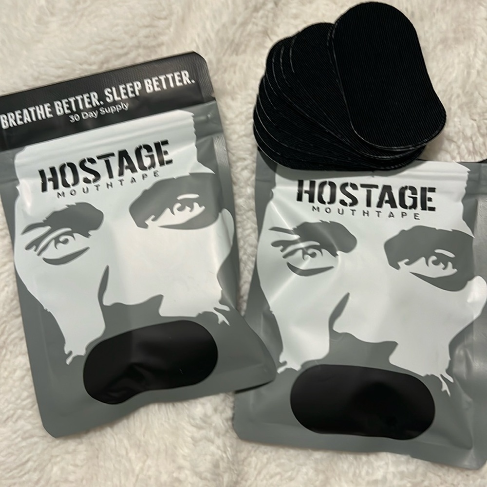 Hostage tape, bundle of mouth-tape for better sleep